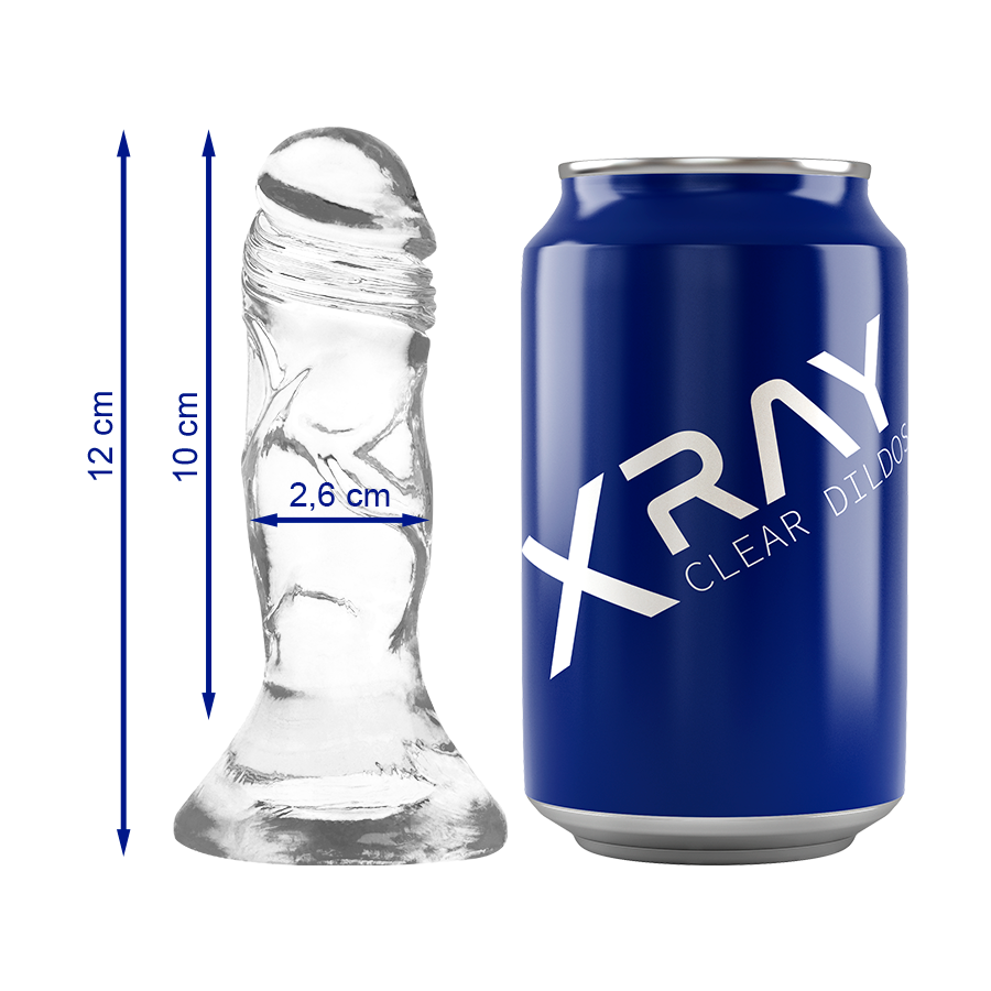 X Ray Clear Cock 12 cm - Dildo Transparente