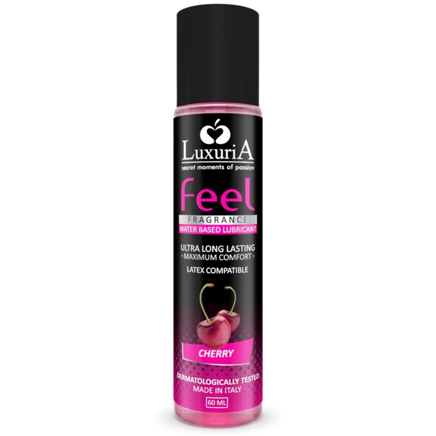 Intimateline Luxuria Feel Cherry - Lubricante Base Agua 60 ml