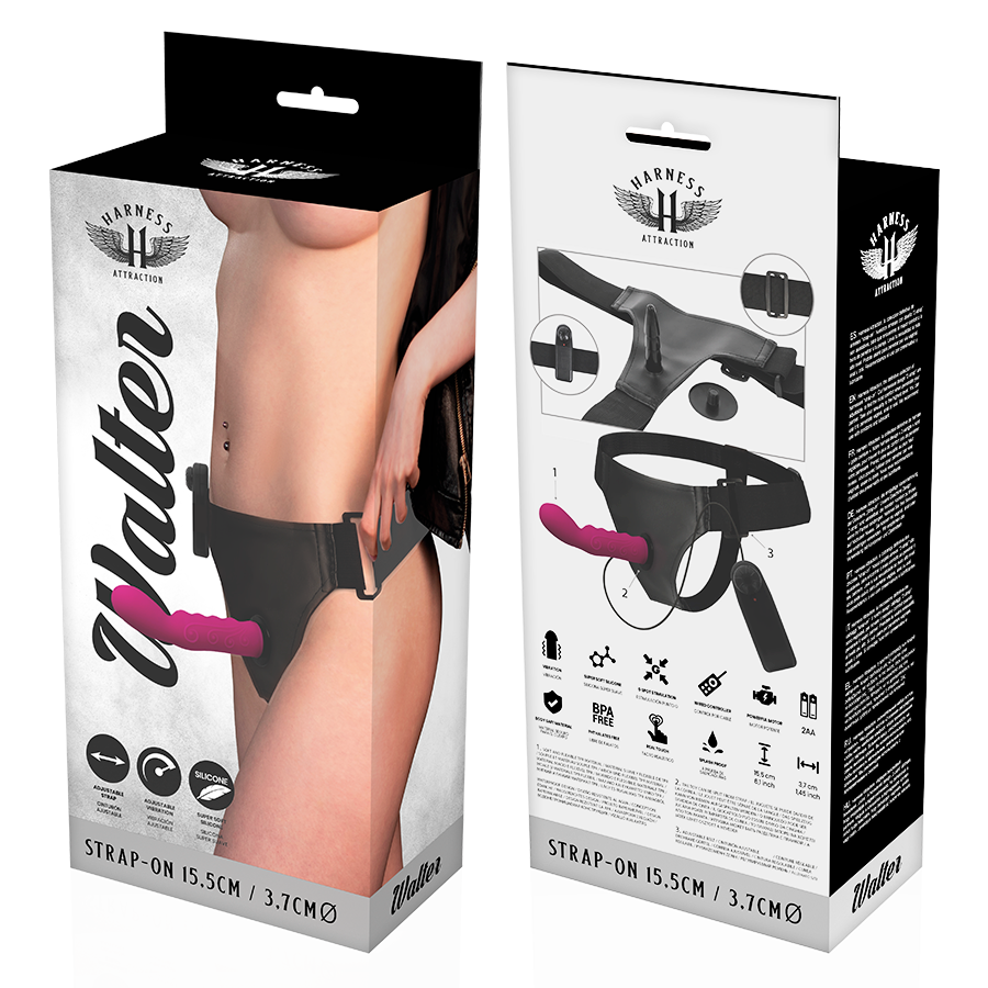 Harness Attraction Rnes Walter con Vibración 15.5 cm
