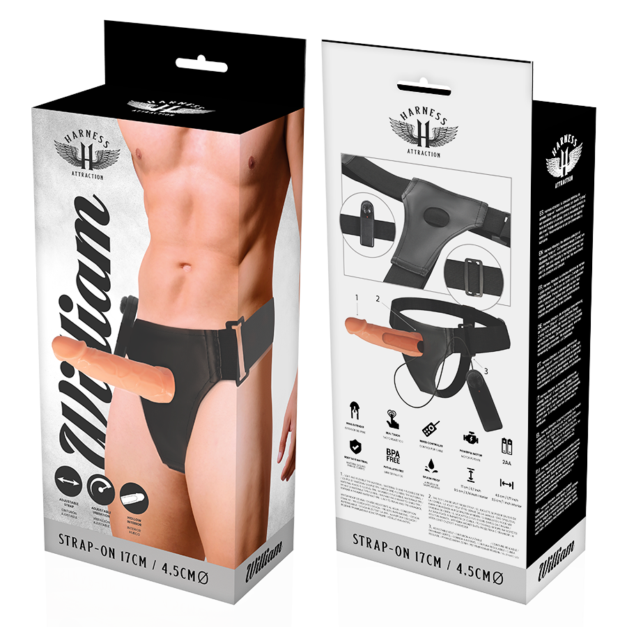 Harness Attraction Árnes Hueco Willian con Vibrador