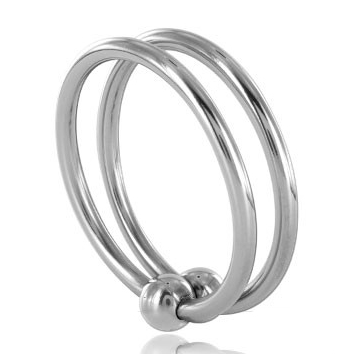 Metal Hard Double Glans Ring 32mm - Anillo Doble para Glande