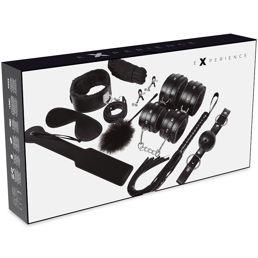 Experience BDSM Fetish Kit Black Series - Estuche 11 Accesorios