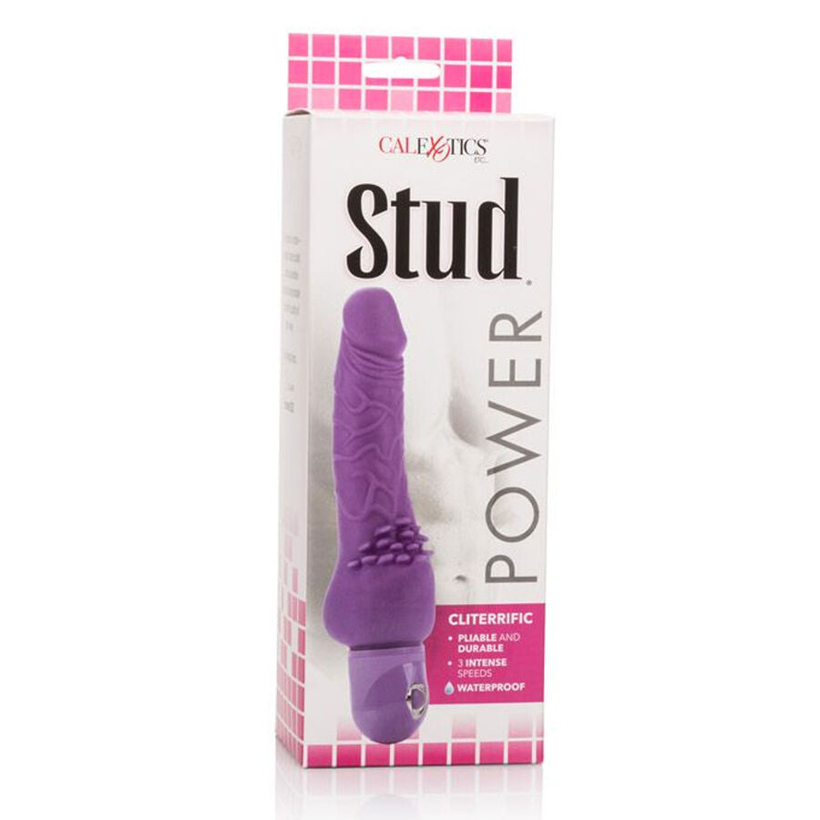 CalExotics Power Stud Cliterrific Purple Vibrator