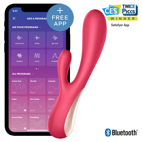 Satisfyer Mono Flex Red with App - Vibrador Conectado