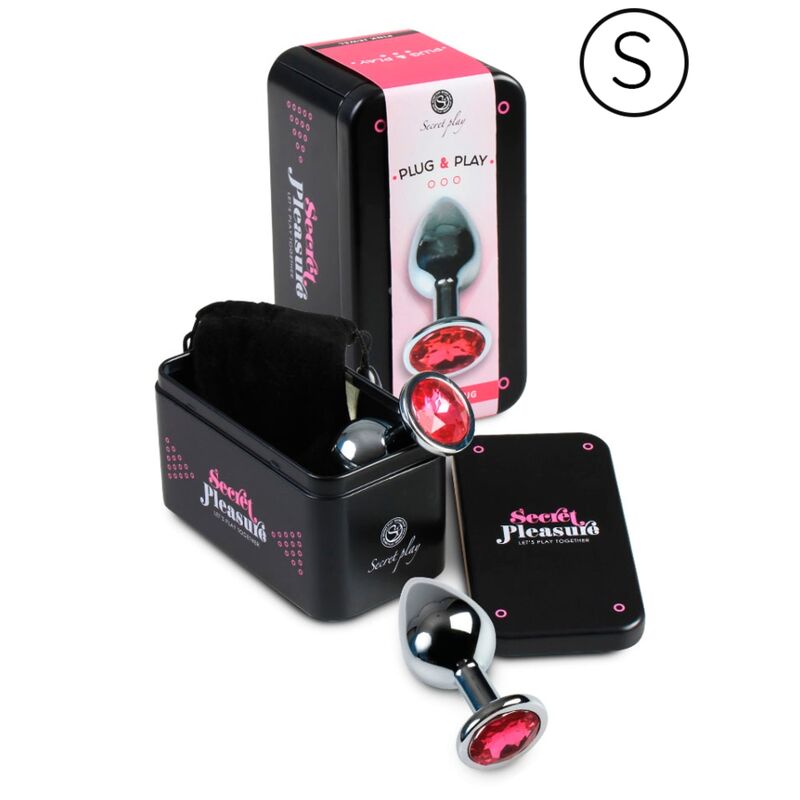 Secret Play Plug Anal Ergonómico Tamaño S - Silicona Suave Fucsia
