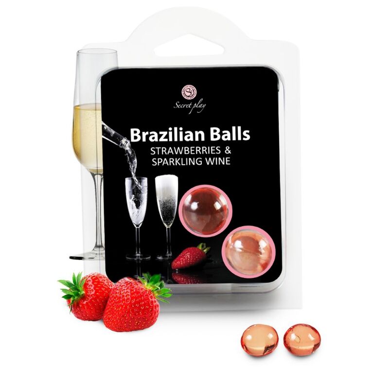 Secretplay Strawberry and Champagne Brazilian Balls Set