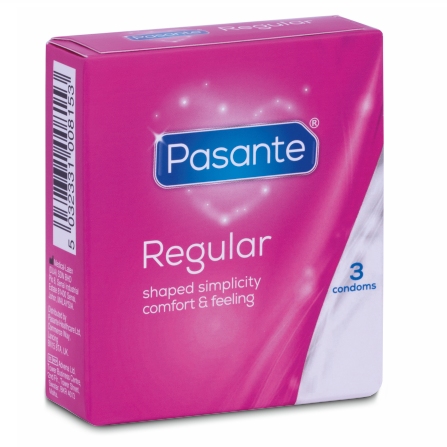 Pasante Condom Regular Range - Pack 3 Unidades