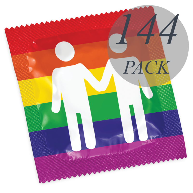 Pasante Format Gay Pride 144 Pack - Condones de Látex Lubricados