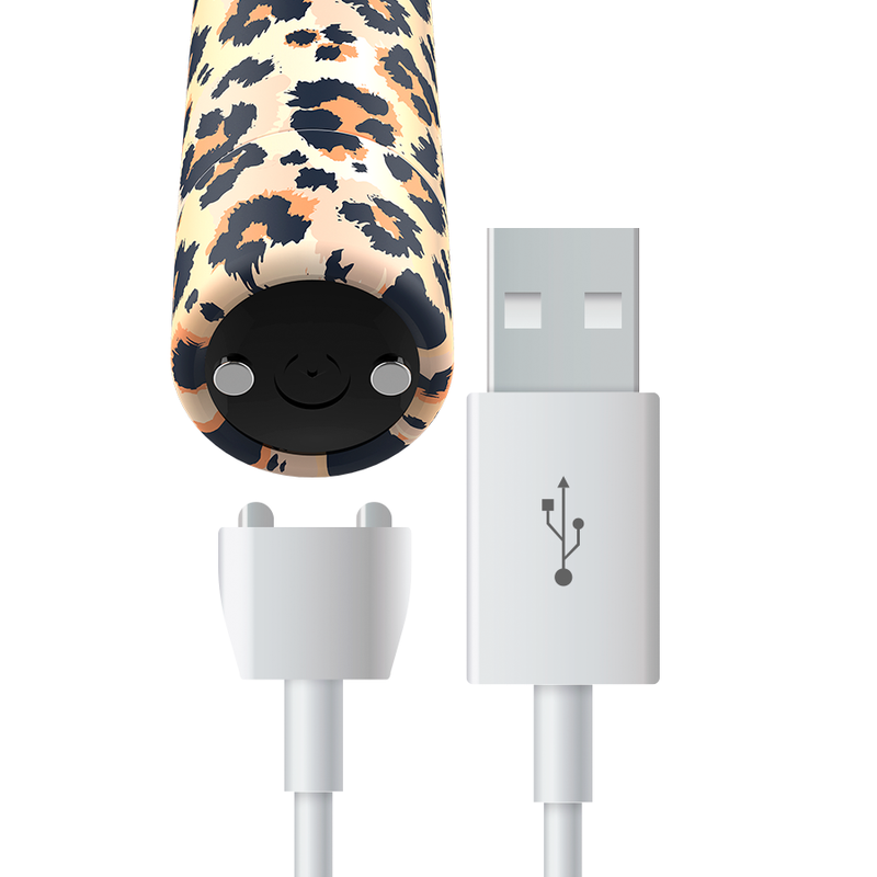 Custom Bullets Leopard - Estimulador Magnético 10 Intensidades