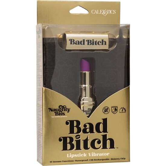 CalExotics Bala Recargable Lipstick Hide & Play Bad Bitch
