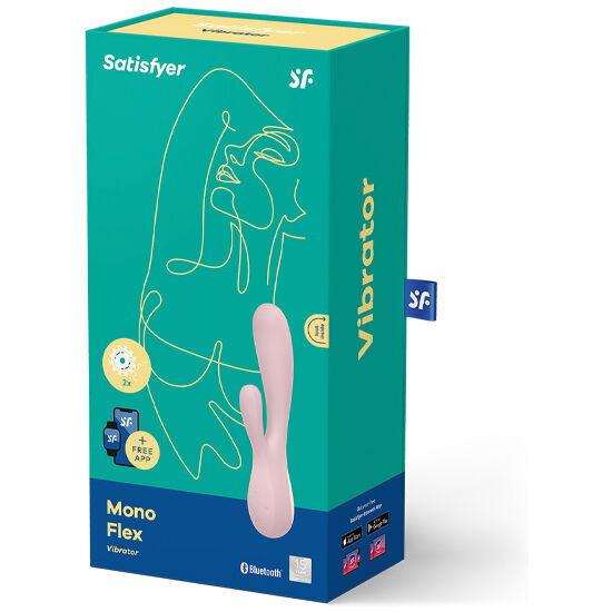 Satisfyer Mono Flex Pink - Vibrador Conectado con App