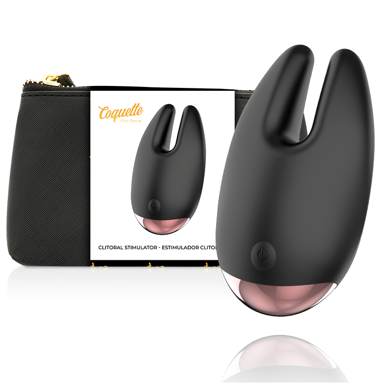 Coquette Chic Desire - Estimulador de Clítoris Negro y Oro