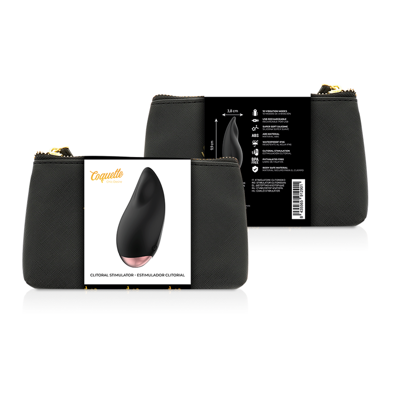 Coquette Chic Desire - Estimulador de Clítoris Negro y Oro