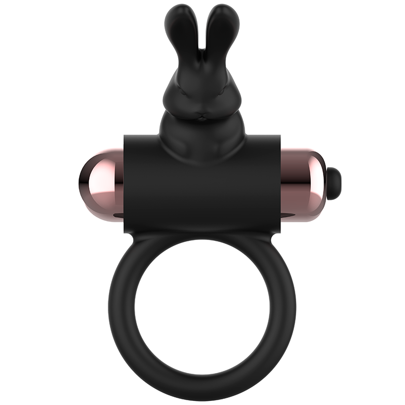 Coquette Chic Desire - Anillo Vibrador Negro y Oro