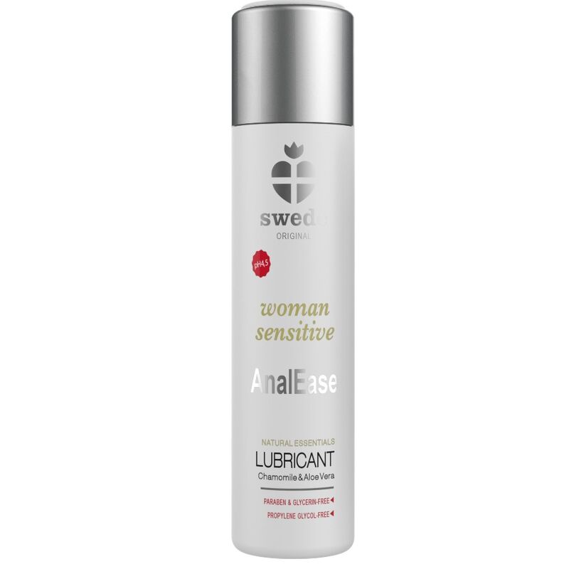 Swede Woman Sensitive Anal Ease Lubricante Base Agua 120 ml