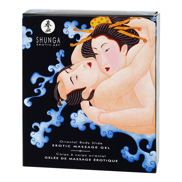 Shunga Oriental Body to Body Erotic Massage Gel con Frutas Exóticas