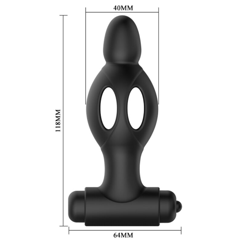 Mr Play Silicone Anal Plug with Vibration