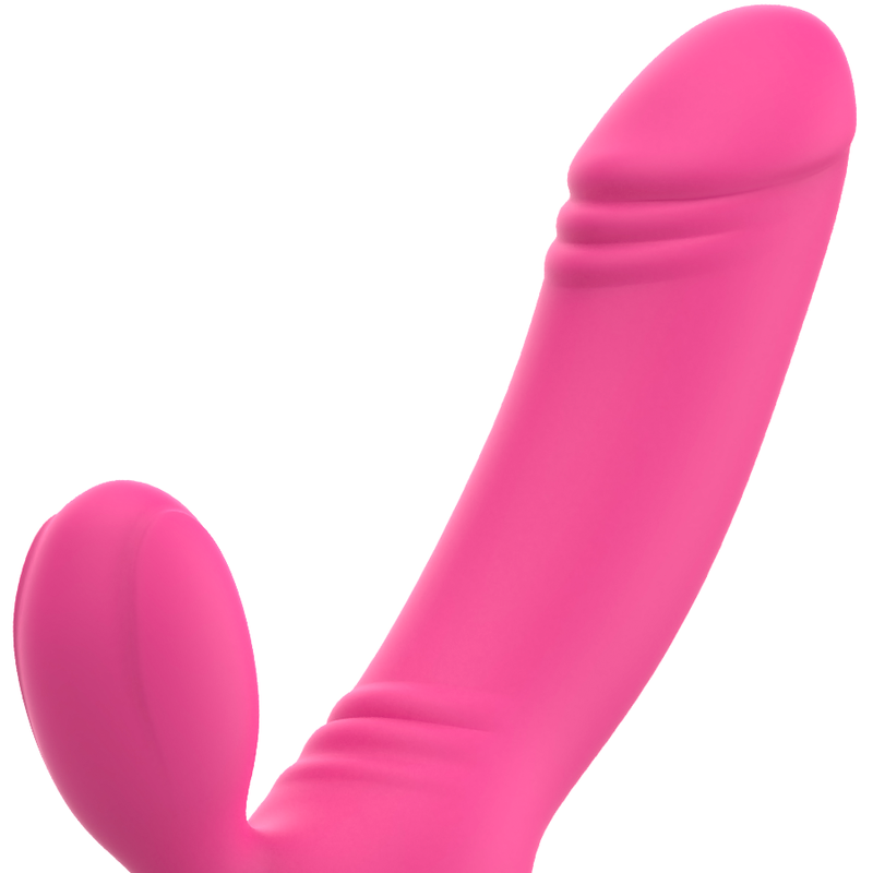 Ohmama Bix Double Stimulation Vibrator - Edición Navidad Rosa