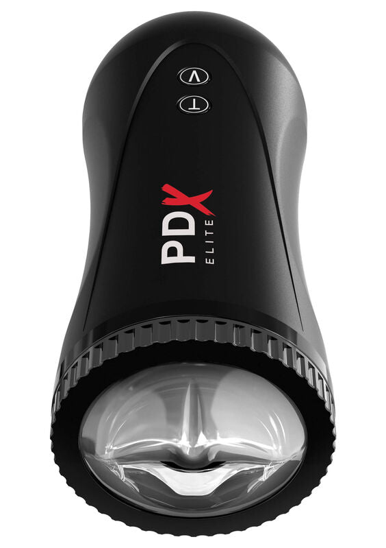 PDX Elite Moto Stroker - Masturbador con Vibración y Movimiento Automático