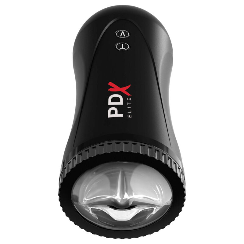 PDX Elite Moto Stroker - Masturbador con Vibración y Movimiento Automático