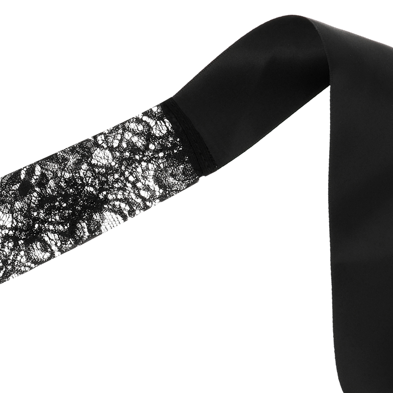 Coquette Chic Desire Antifaz Encaje Negro con Cinta de Sujeción