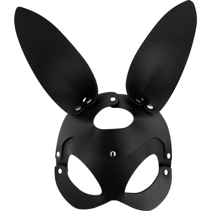 Coquette Chic Desire - Antifaz de Cuero Vegano con Orejas de Conejo