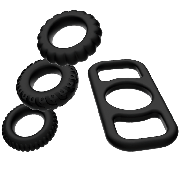 Addicted Toys Cock Ring Set 4 Piezas