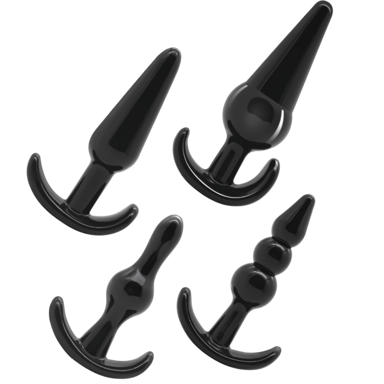 Set 4 Plugs Anales ADDICTED TOYS - Tamaños Progresivos
