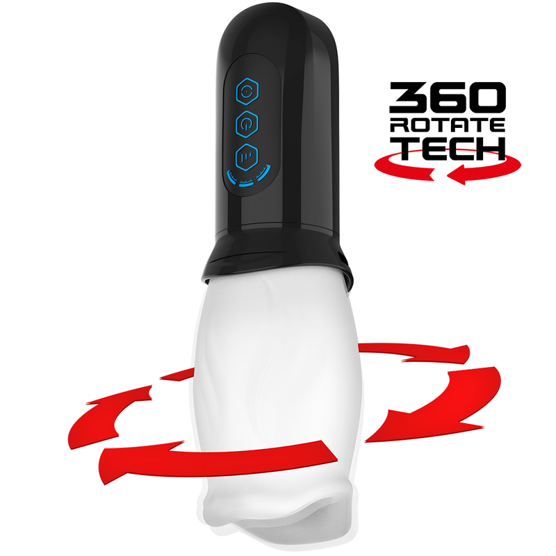 Jamyjob Spinjob - Masturbador con Rotación y Doble Vibración