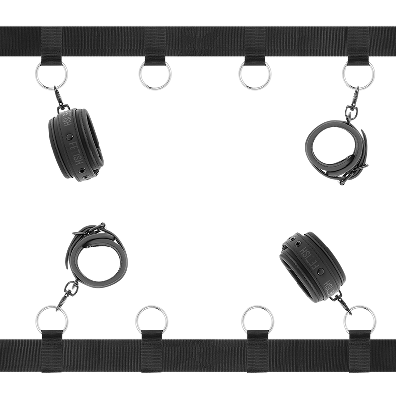 Fetish Submissive Set Ataduras Cama Luxury con Forro Neopreno