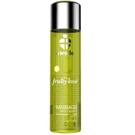 SWEDE Fruity Love Warming Effect Massage Oil Vainilla y Pera de Oro 60 ml