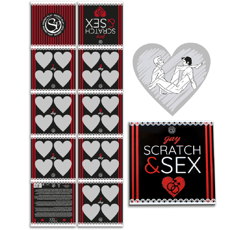Secretplay Scratch & Sex Gay Couples Game - Juego para Parejas