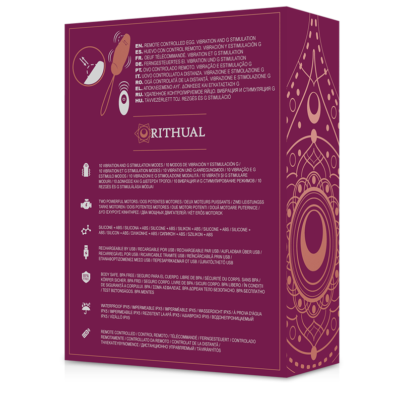 Rithual Priya Egg - Estimulador con Control Remoto