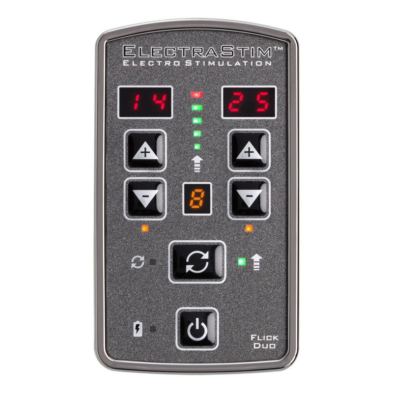 ElectraStim Flick Duo EM80-E - Estimulador Electro-Sexual Recargable de Doble Canal