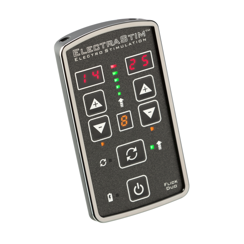 ElectraStim Flick Duo EM80-E - Estimulador Electro-Sexual Recargable de Doble Canal