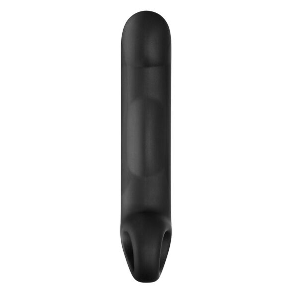 Electrastim Ovid Dildo de Silicona Negro con Electroestimulación