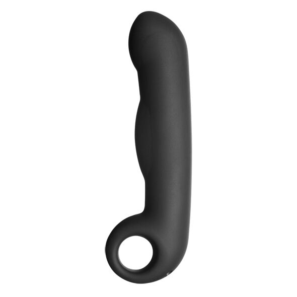 Electrastim Ovid Dildo de Silicona Negro con Electroestimulación