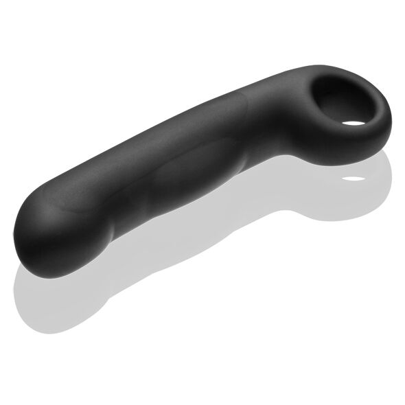 Electrastim Ovid Dildo de Silicona Negro con Electroestimulación