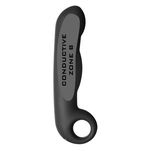 Electrastim Ovid Dildo de Silicona Negro con Electroestimulación
