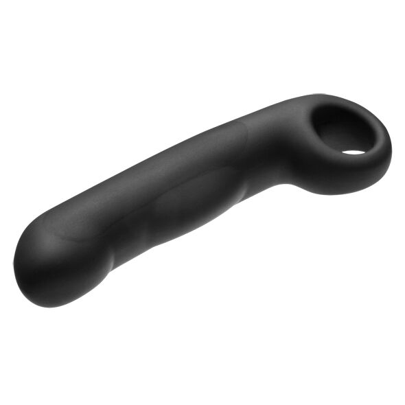 Electrastim Ovid Dildo de Silicona Negro con Electroestimulación