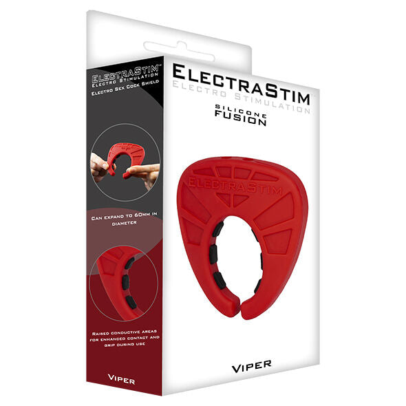Electrastim Silicone Fusion Viper Cock Shield - Electroestimulación