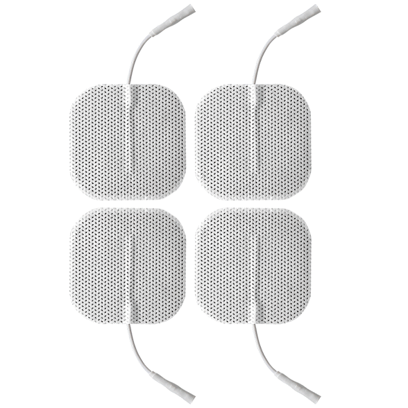 ElectraStim Square Self Adhesive Pads - Pack 4 Electrodos Reutilizables