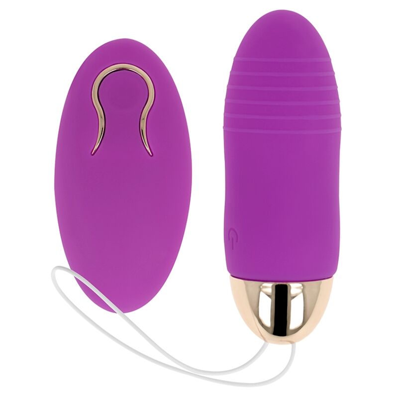Ohmama Remote Control Vibrating Egg 10 Speeds Purple