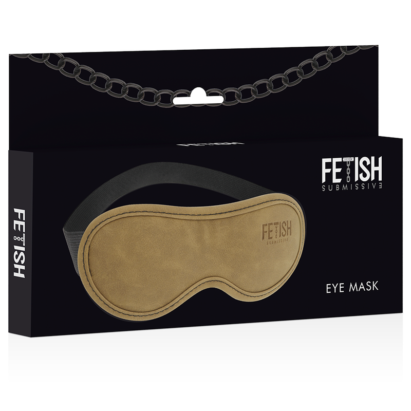 Fetish Submissive Origin - Antifaz de Piel Vegana con Forro de Neopreno
