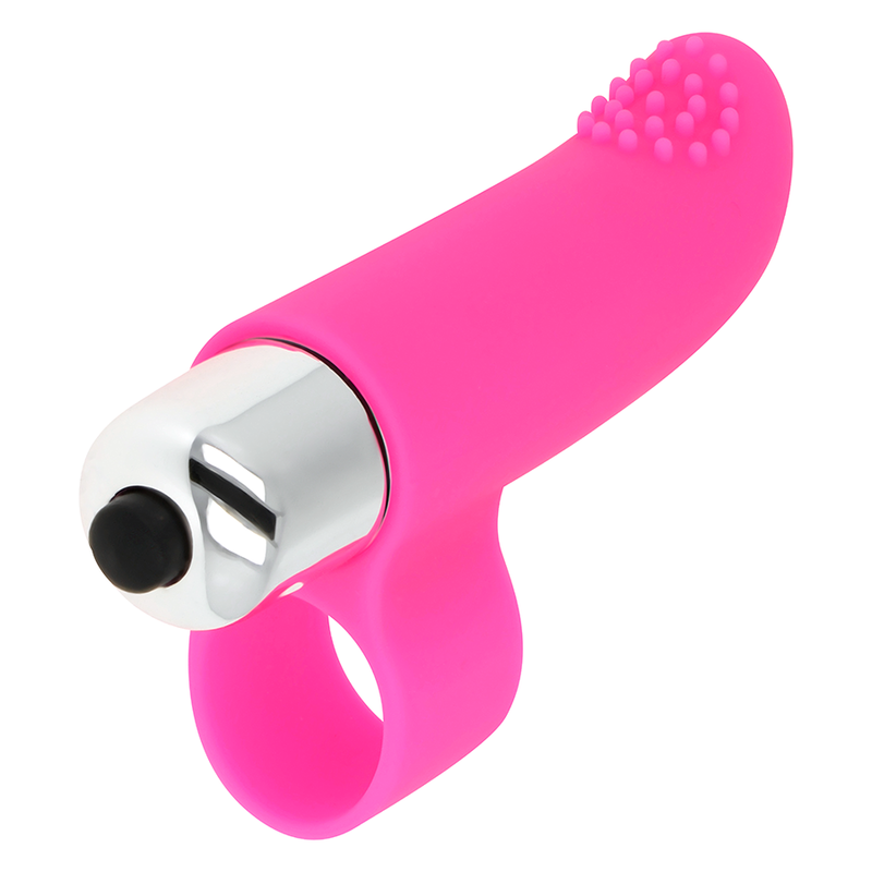 OHMAMA Textured Vibrating Thimble - Estimulador de 8 cm