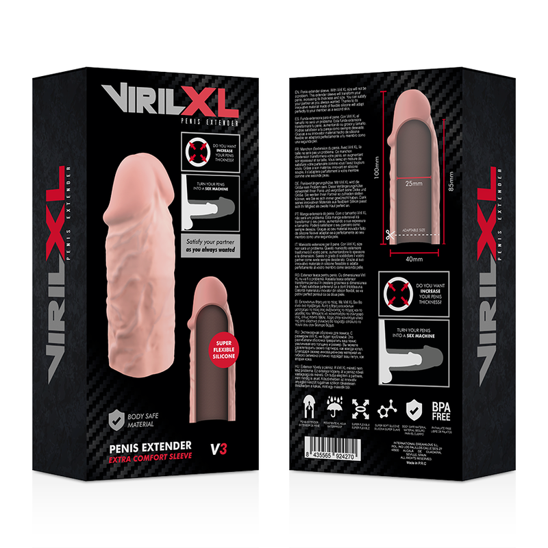 VIRILXL Liquid Silicone V3 Natural Penis Extension