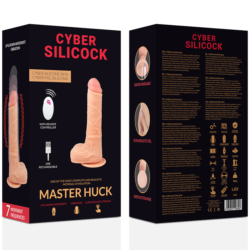 Cyber Silicock Remote Control Realistic Master Huck 20,9 cm