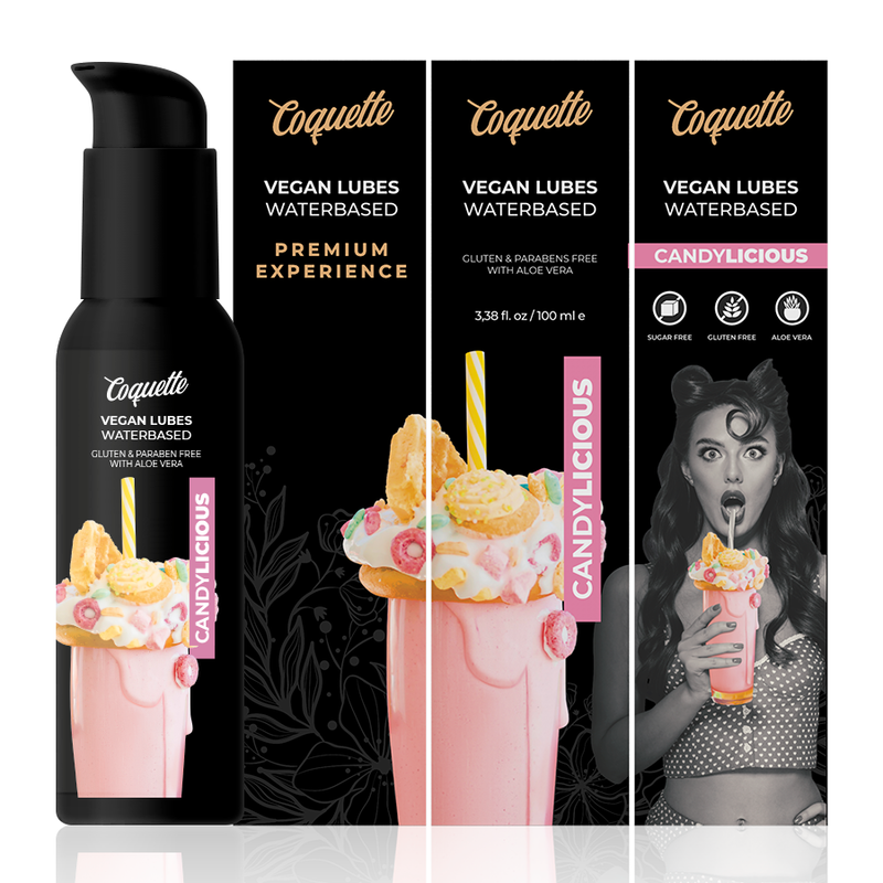 Coquette Chic Desire - Lubricante Premium Vegano 100ml Candylicious