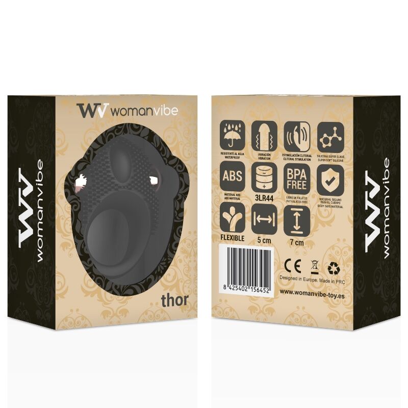 WOMANVIBE THOR - Anillo Vibrador de Silicona