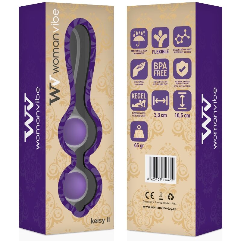 WOMANVIBE Keisy II - Bolas de Silicona